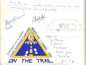 GAH Buddes logboek - on the trail camp